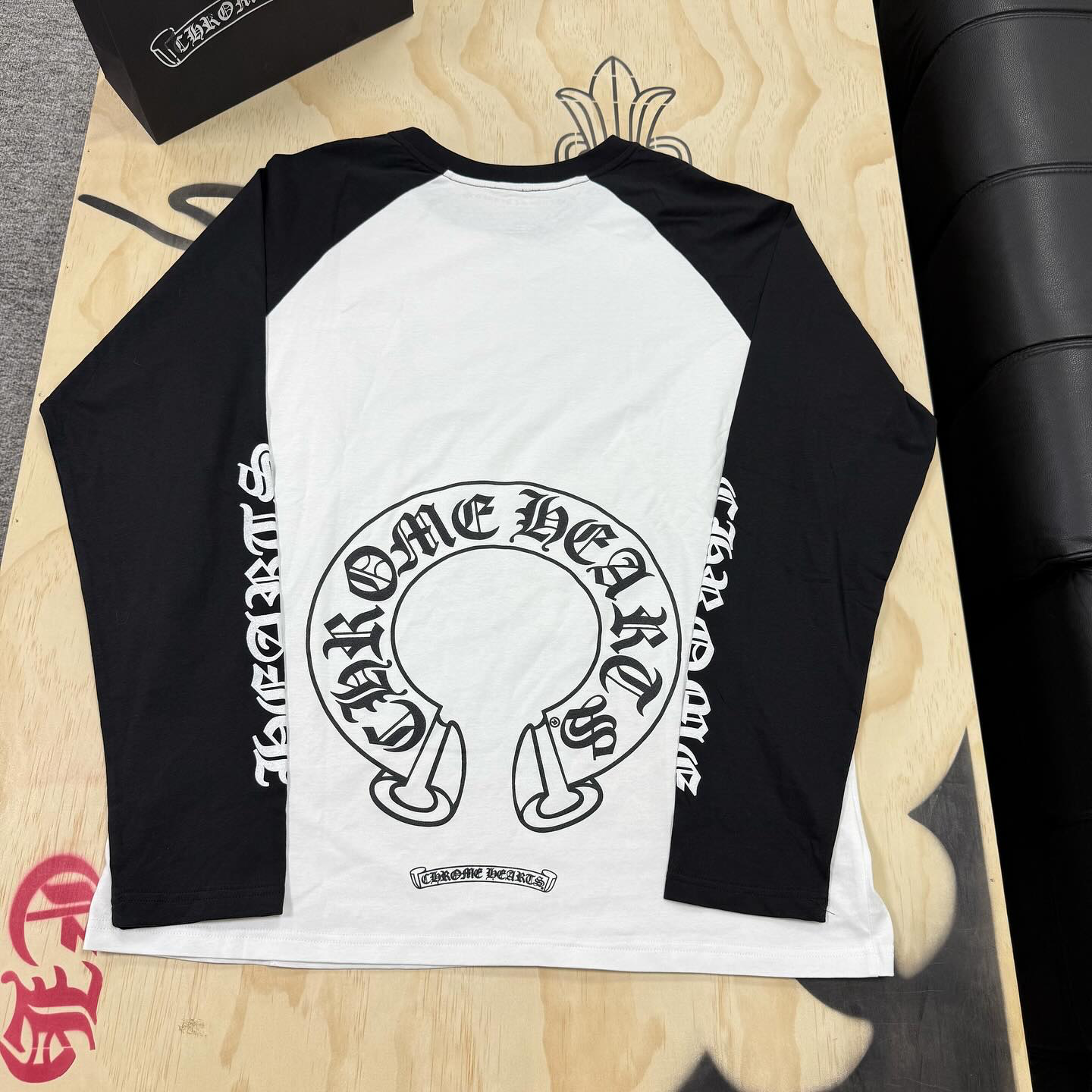 Black & White Long Sleeve T Shirt