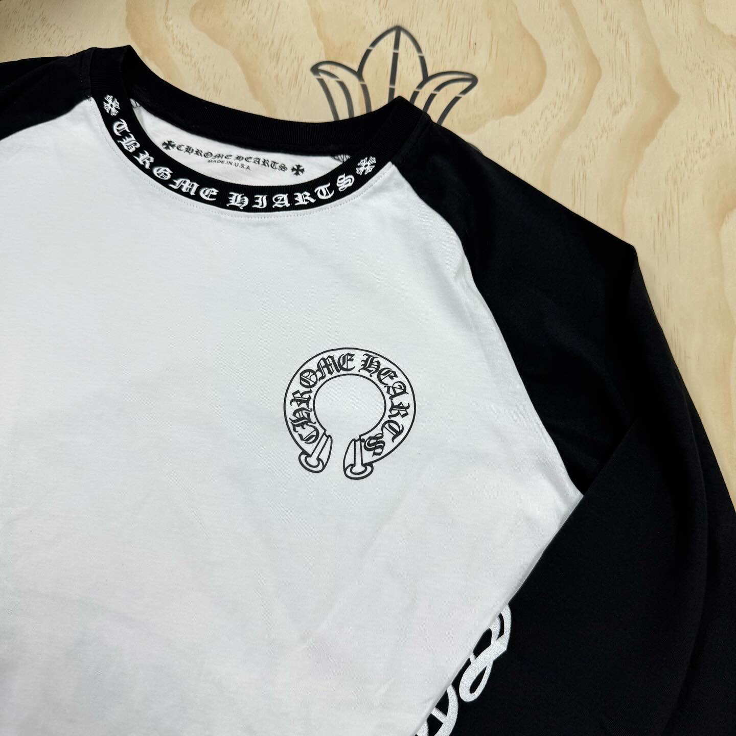 Black & White Long Sleeve T Shirt