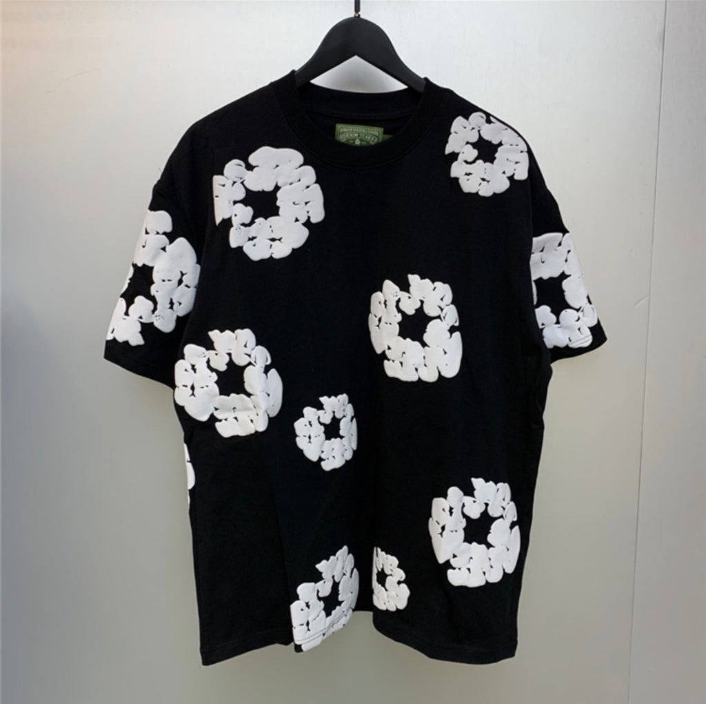 Black, Grey, Blue, Green and Red Shirts