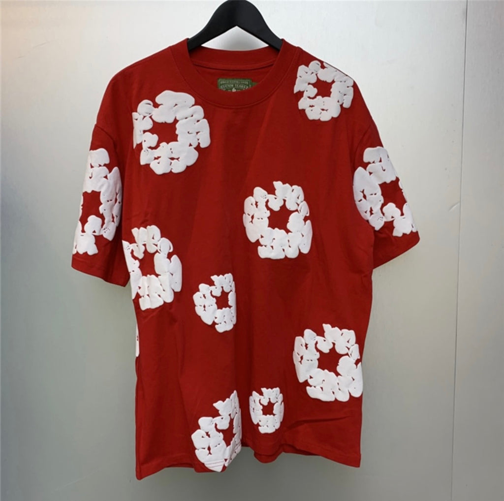 Black, Grey, Blue, Green and Red Shirts