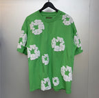 Black, Grey, Blue, Green and Red Shirts