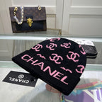 C Brown, Gray, Black & Pink Beanie's