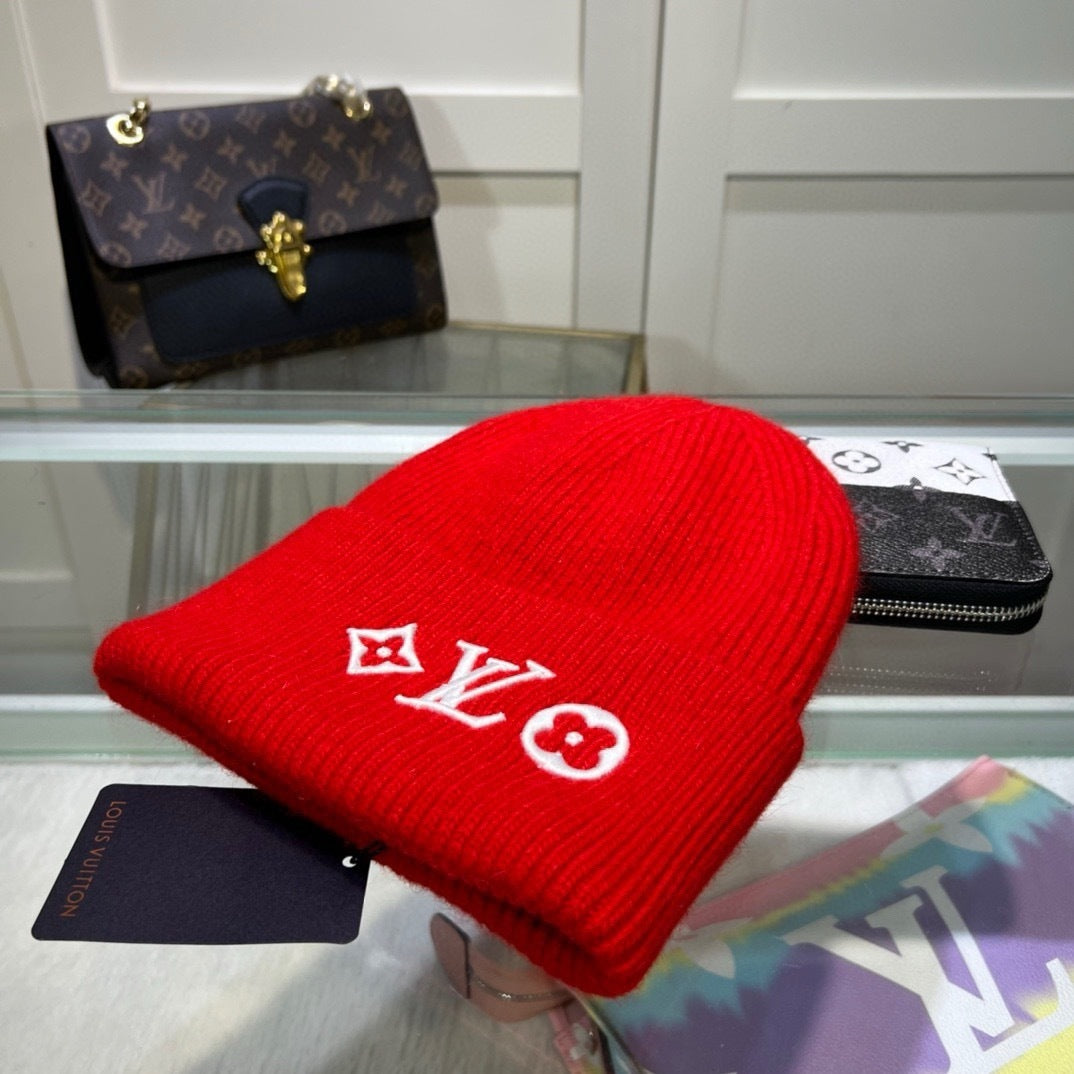 Red LV Beanie