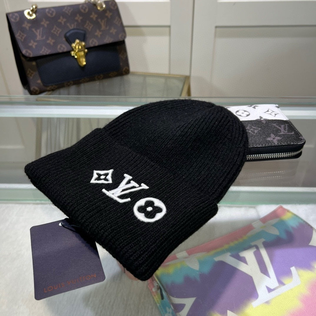 Black LV Beanie