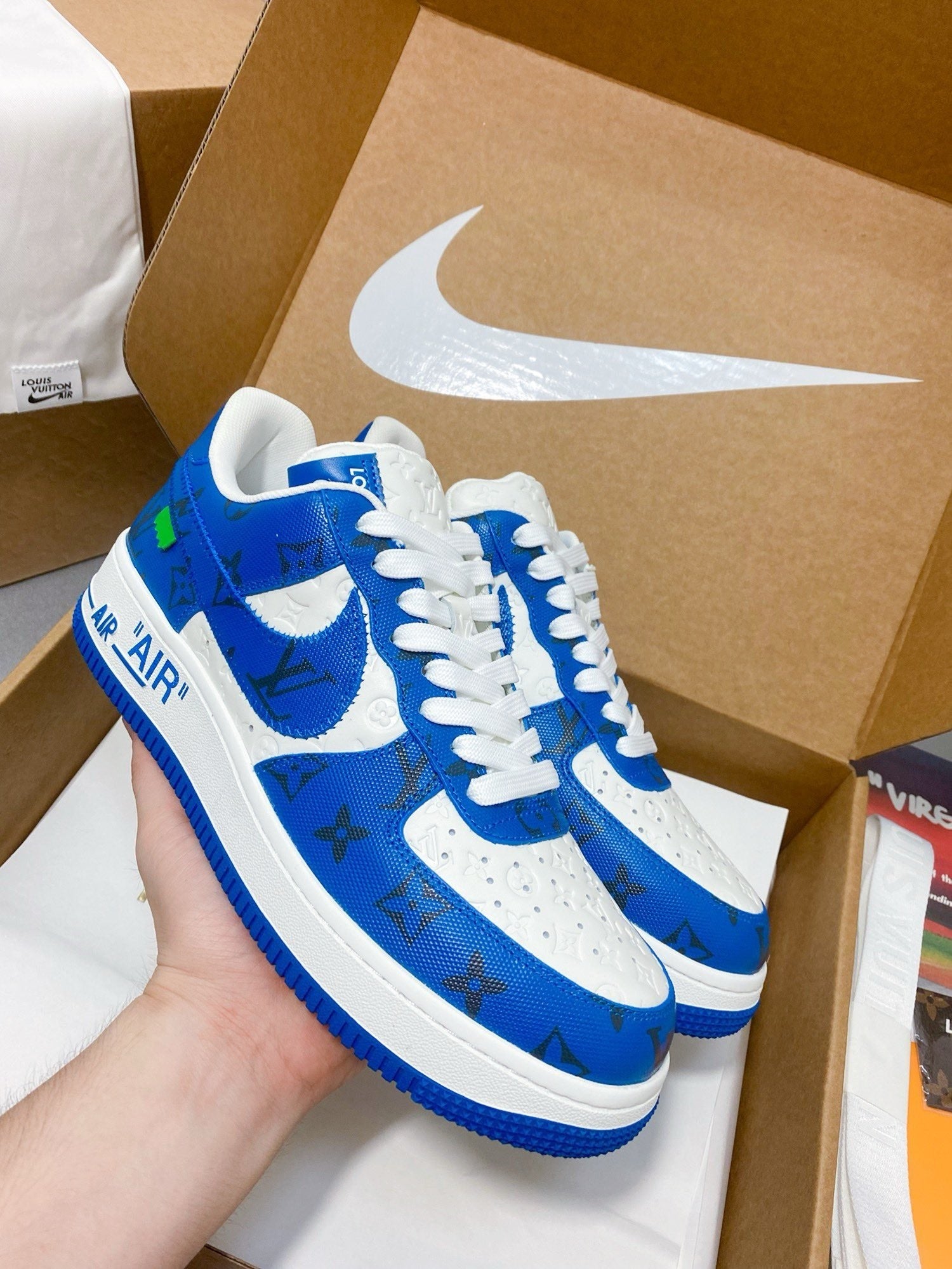 LV Blue Shoe
