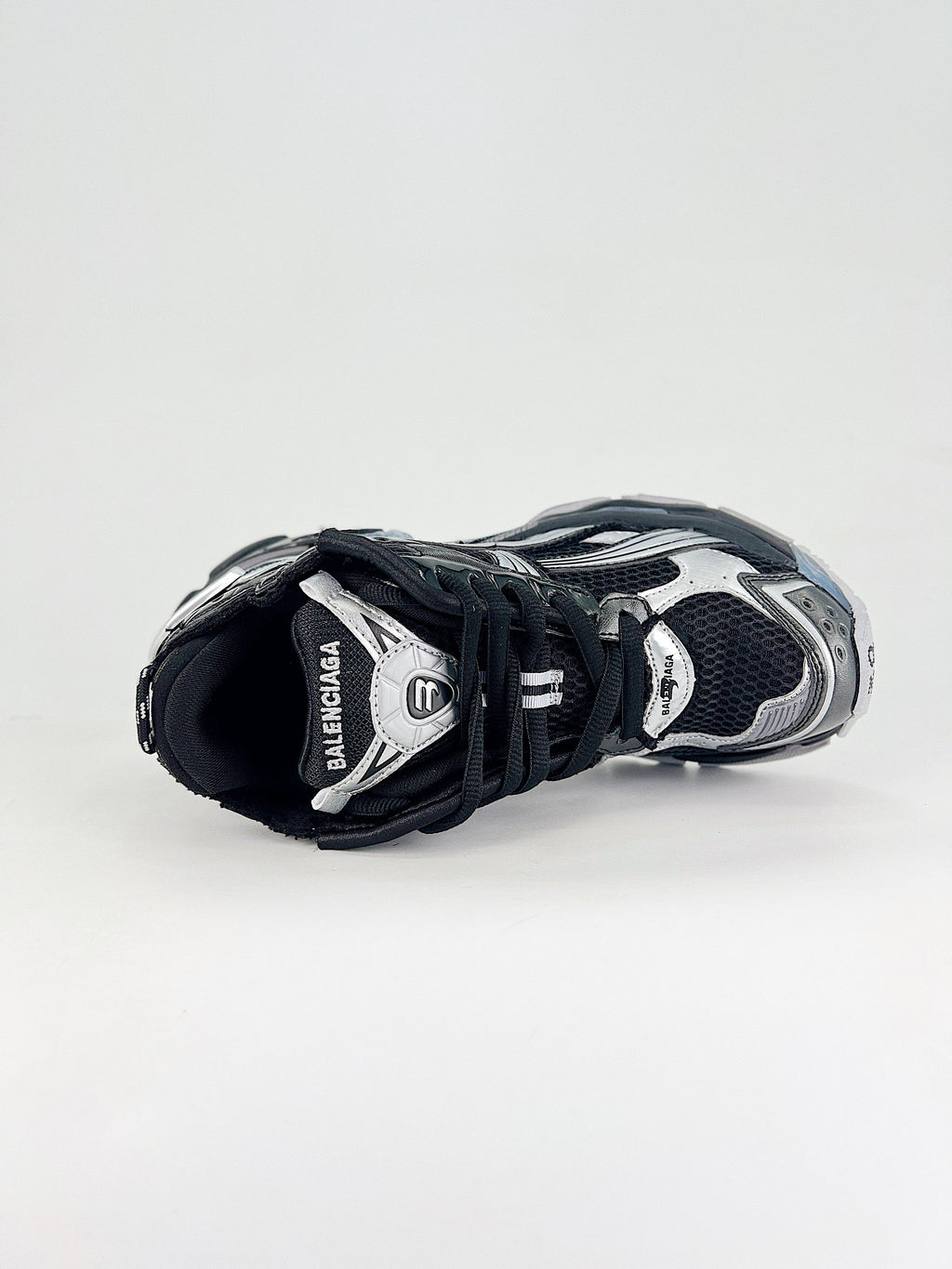 B Black & White Shoe